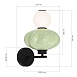 Светильник настенный ST-Luce черный/зелёный, опаловый LED 1*8W 3000K SL6134.401.01 - фото