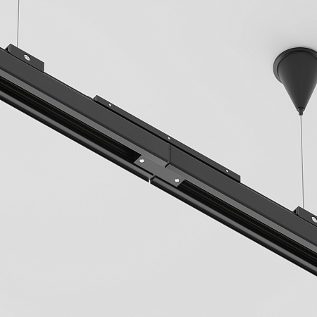 Коннектор прямой внутренний Trinity черный - фото