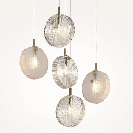 Подвесной светильник Maytoni Frozen MOD254PL-05BS - фото