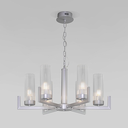 Подвесной светильник Eurosvet 60133/6 серебро - фото