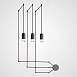 Подвесной Светильник Via Wireflow Polyhedral 0363 Freeform Suspension Lamp Imperiumloft 85257-22 - фото