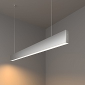 Линейный светодиодный подвесной односторонний светильник 103см 20Вт 3000К серебряный LSG-01-1-8*103-16-3000-MS Elektrostandard Pro