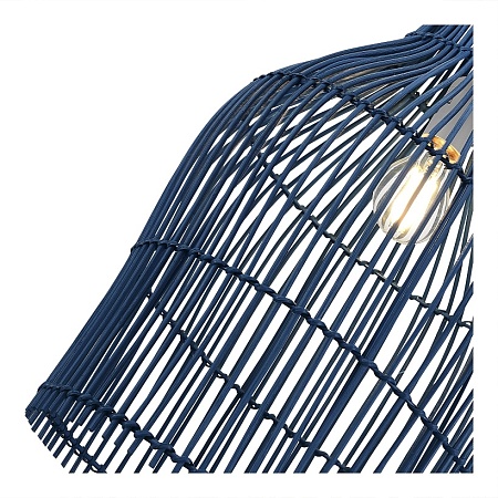 Светильник подвесной ST-Luce Черный/Синий E27 1*40W SL1513.403.01 - фото