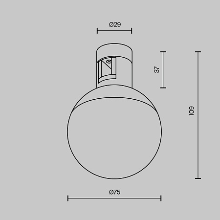 Трековый светильник Technical TR149-1-5W4K-B - фото