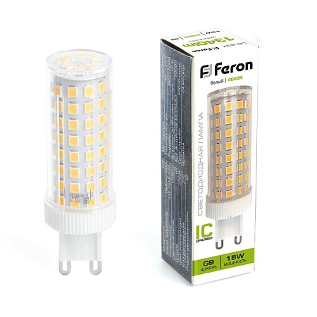 Лампа светодиодная Feron LB-437 G9 15W 175-265V 4000K - фото