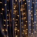 Светодиодная гирлянда Feron CL24 занавес 3*3м  + 3м 2700К статичная, c питанием от сети 230V, белый шнур - фото