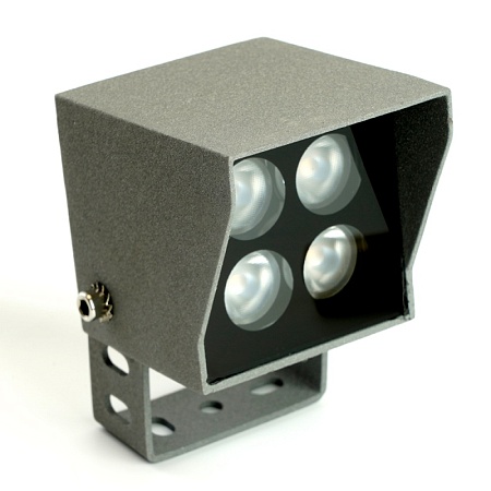 Светодиодный светильник ландшафтно-архитектурный Feron LL-895  AC220-240 4W 2700K IP66 квадрат - фото