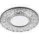 Светильник встраиваемый с LED подсветкой Feron CD945 потолочный MR16 G5.3 прозрачный, хром - фото