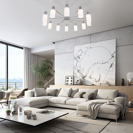 Потолочный светильник Eurosvet 70160/12 хром - фото