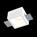 Св-к встр. из гипса Белый GU10 1*50W IP20 L80xW80xH52 180-240V Без ламп ST252.518.01 - фото