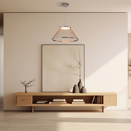 Подвесной светильник Eurosvet 40017/1 LED коричневый - фото