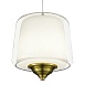 Светильник подвесной ST-Luce Латунь/Белый, Прозрачный LED 1*18W 3000K SL6127.303.01 - фото