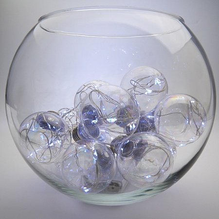 Светодиодная гирлянда Feron CL580 фигурная 3м +0.5м 5000K с питанием от батареек - фото