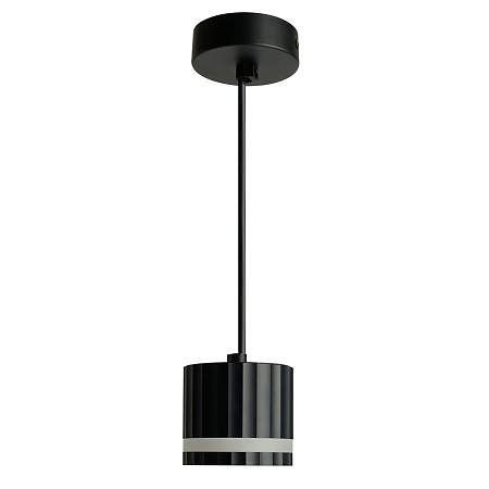 Светильник потолочный Feron Barrel HL3698 OLYMPUS levitation 12W, 230V, GX53, чёрный, на подвесе 1,7 м - фото