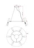 Люстра Freya FR6109PL-06G