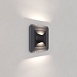 Встраиваемая LED подсветка МУН черный матовый W1154508 - фото