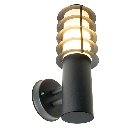 Светильник садово-парковый Feron DH046-B, Техно на стену, 18W E27 230V, черный - фото