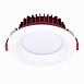 Св-к встр. Белый LED 1*12W 3000K 960Lm Ra80 100° IP44 D115xH47 100-240VV ST752.538.12 - фото