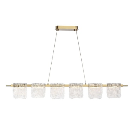 Светильник подвесной ST-Luce золотистый/прозрачный LED 1*36W 3000K SL6021.203.36 - фото