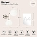 Настенный светильник (бра) Maytoni Erich MOD221-WL-02-N - фото