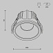 Встраиваемый светильник Technical Alfa LED DL043-01-15W4K-D-RD-WB - фото