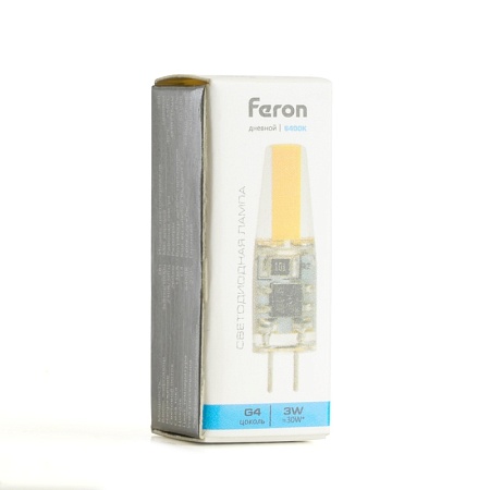 Лампа светодиодная Feron LB-423 G4 3W 230V 6400K - фото