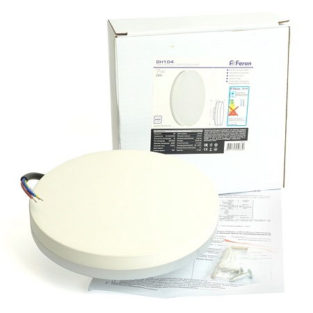 Светильник уличный светодиодный Feron DH104, 7W, 450Lm, 4000K, белый - фото