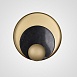 Бра Джаггер Black Wall Lamp Round Gold Imperiumloft 149472-22 - фото