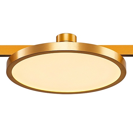 Магнитный трековый светильник FARM Золотистый LED 1*10W 3000K 520Lm Ra80 120 IP20 D168x ST818.206.12 - фото