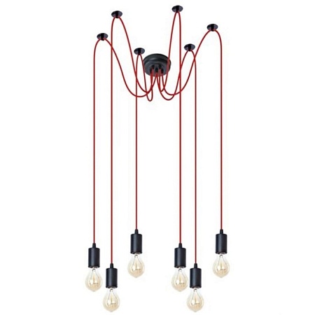 Подвесная люстра ARTE LAMP A4322SP-6RD - фото