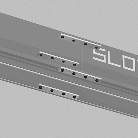 TR2018-AL Комплект прямых соединителей трека SLOTT, алюминий - фото