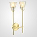 Бра Rh Torche De Verre Double Wall Lamp Imperiumloft 75065-22 - фото
