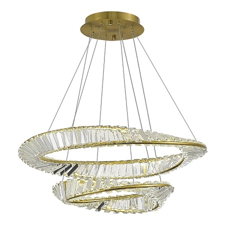 Светильник подвесной ST-Luce Латунь/Прозрачный LED 1*52W 4000K SL6204.301.02 - фото