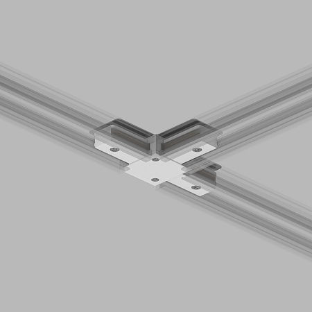 TR1103-WH Соединитель для шинопровода T-образный, белый - фото