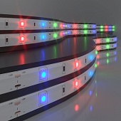 Светодиодная лента Бегущая волна 12 В 7,2 Вт/м 30 Led/м 5050 IP65, RGB, 5 м Лента светодиодная 12V 7,2W 30Led 5050 IP65 бегущая волна, 5м