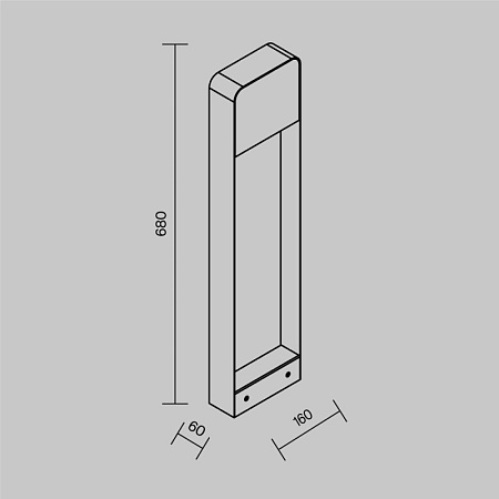 Ландшафтный светильник Outdoor O481FL-L7B3K - фото