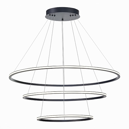 Светильник подвесной ST-Luce Черный/Белый LED 1*114W 4000K ST604.443.114 - фото