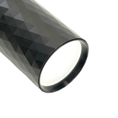 Светильник потолочный Feron ML1888 Barrel PRISM levitation на подвесе MR16 35W, 230V, чёрный 55*200 - фото