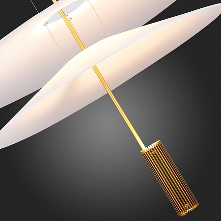 Люстра подвесная ST-Luce Золотистый/Белый LED 1*15W 3000K SL6101.223.01 - фото