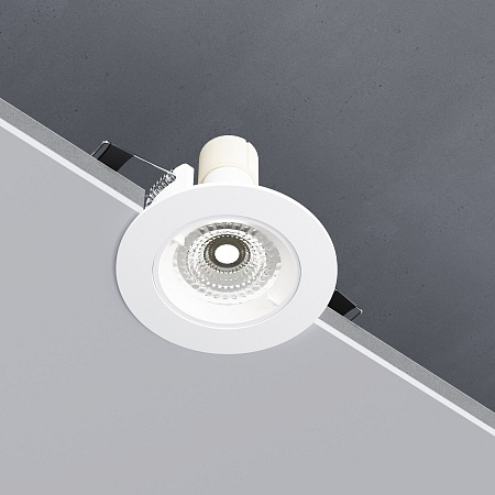 Светильник встраиваемый Minnie GU10 белый 25056/01 Elektrostandard - фото