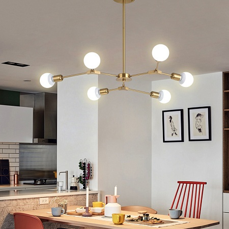 Люстра На Штанге Late D55 Black Imperiumloft 193586-26 - фото