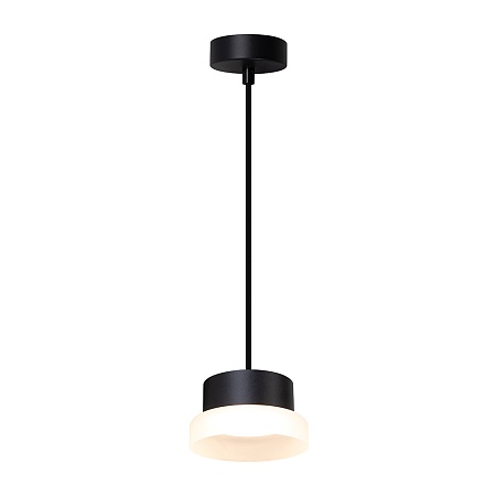 Светильник потолочный Feron Barrel HL4608 OPAL levitation 12W, 230V, GX53, черный, на подвесе 1,7 м - фото