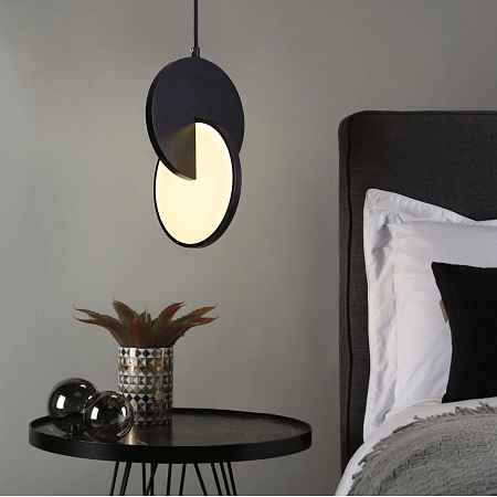 Подвесной светильник Eurosvet 50225/1 LED черный - фото