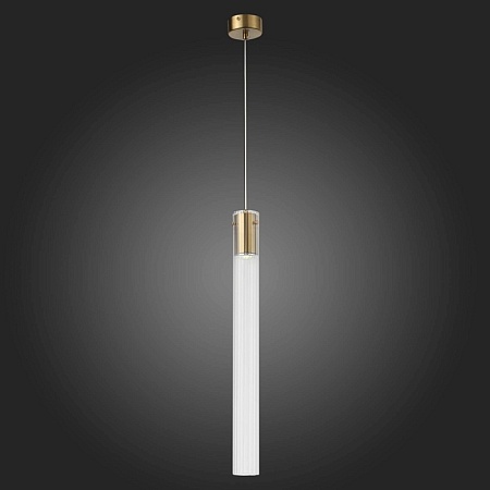 Подвес ST-Luce Латунь/Прозрачный GU10 1*5W SL1229.313.01 - фото