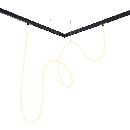 Гибкий светодиодный светильник Черный LED 1*60W 4000K Lm Ra80 360° IP20 L5 000xW-xH- 48 ST684.446.60 - фото