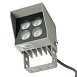 Светодиодный светильник ландшафтно-архитектурный Feron LL-895  AC220-240 4W 6400K IP66, квадрат - фото