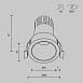 Встраиваемый светильник Technical DL116-10W-4K-B - фото