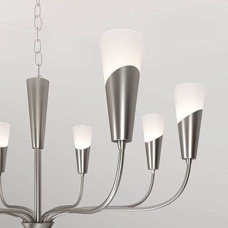 Подвесной светильник Eurosvet 60167/8 никель - фото