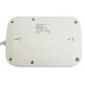 Удлинитель 3-местный c/з 3x1 мм2, 1,8 м, 250В, 10А, 4USB+2Type-C 2,4А, серия Home plus, белый STEKKER HM09-36-02 - фото