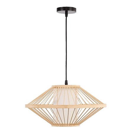 Светильник подвесной ST-Luce Древесный/Белый E27 1*40W SL6241.533.01 - фото